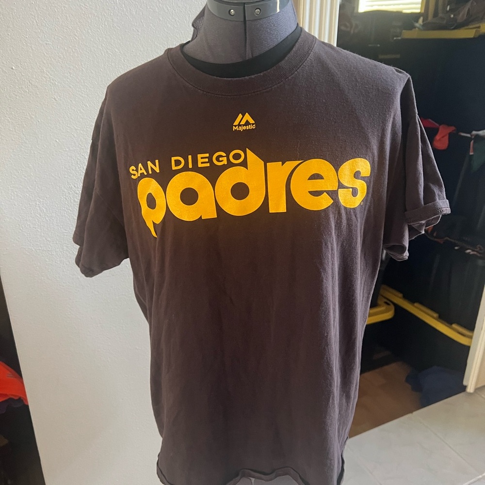 Majestic San Diego Padres Tony Gwynn T-Shirt size L